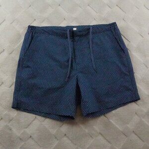 Fair Harbor Navy Blue Micro Dot Men’s Swim Hybrids